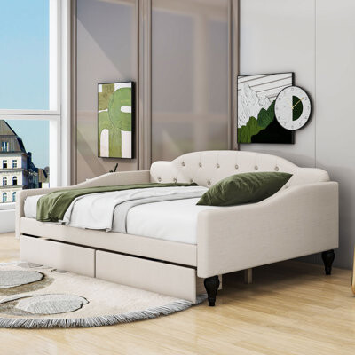 Alcott Hill Celton Upholstered Daybed