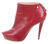 Thumbnail for your product : Nina Ricci Leather Platform Booties