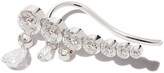 Thumbnail for your product : Maria Tash 18kt white gold 18mm Crescendo diamond earring