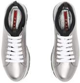Thumbnail for your product : Prada Linea Rossa Calfskin Sneakers