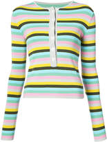 Thumbnail for your product : Natasha Zinko horizontal stripe sweater