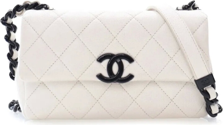 Chanel Pre Owned 2021 Small Quilted Caviar My Everything Flap crossbody bag