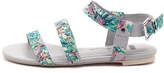 Thumbnail for your product : Skin Parker Green floral multi Sandals Womens Shoes Casual Sandals-flat Sandals