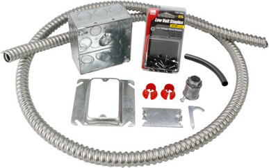 WarmlyYours Electrical Rough-in Kit Double Gang Box with 1 Conduit