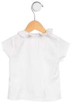 Thumbnail for your product : Jacadi Girls' Short Sleeve Embroidered Top