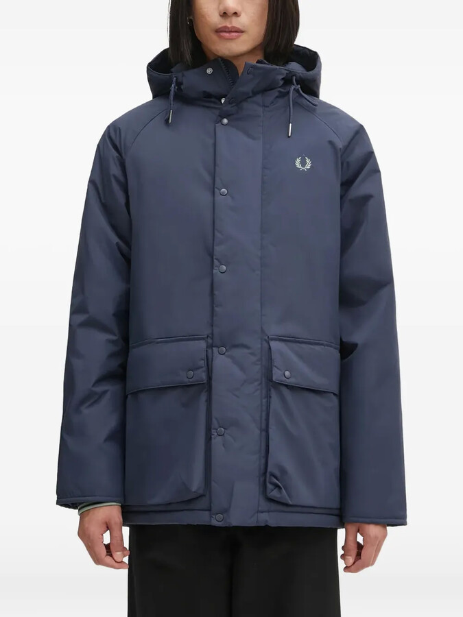 Fred Perry Hooded Jacket ShopStyle UK