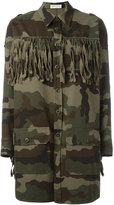 Faith Connexion tassel detail camouflage jacket