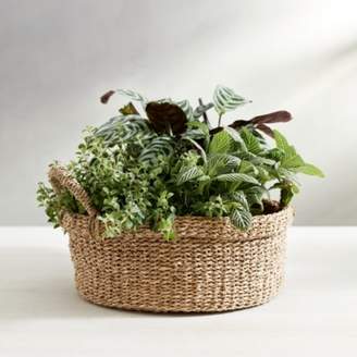 The White Company Seagrass Small Round Basket