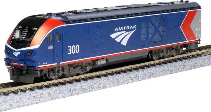 N Scale No.300 ALC-42 Charger Amtrak Locomotive Phase VI Train, Blue
