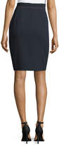 Thumbnail for your product : Emporio Armani Paperbag Waist Stretch-Wool Pencil Skirt