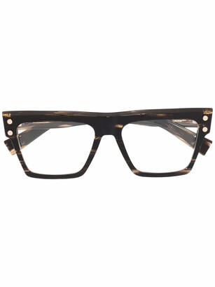 Balmain Eyewear Square-Frame Glasses