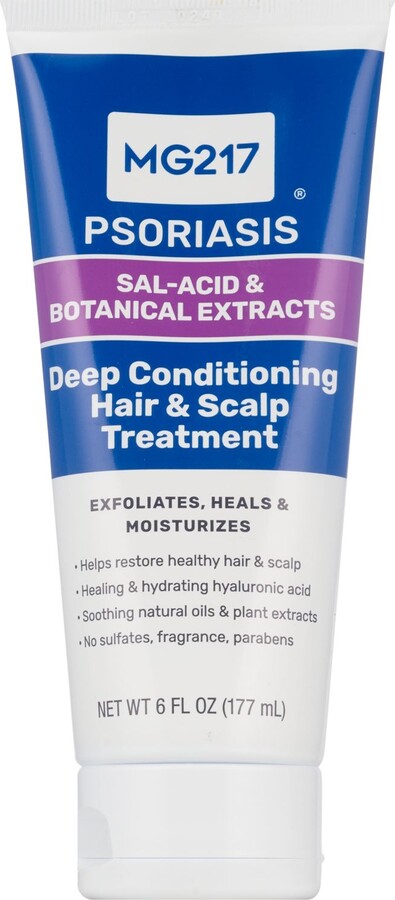 MG217 Psoriasis Deep Conditioning Hair & Scalp Treatment with Salicylic Acid, 6 OZ