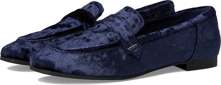 Toms Lynette Women's Flat Shoes Navy : 5 B - Medium, Leather