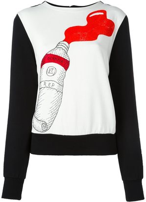 Olympia Le-Tan paint tube sweatshirt