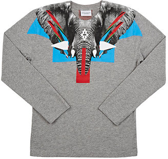 Marcelo Burlon County of Milan Elephant-Graphic T-Shirt-Grey