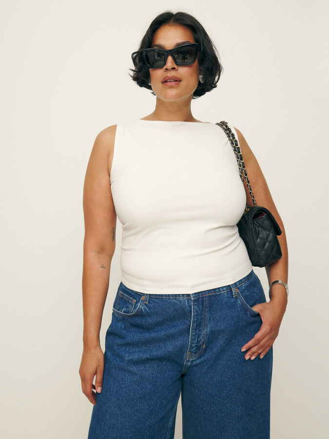 Reformation Dusk Knit Top Es