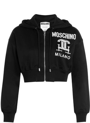 Moschino Cropped Zipped Jacket