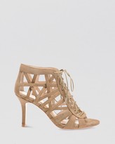 Thumbnail for your product : Pour La Victoire Open Toe Lace Up Sandals - Charlize High Heel