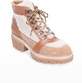 Thumbnail for your product : Bernardo Sawyer Mixed Leather Shearling Booties