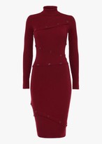 Thumbnail for your product : Phase Eight Mara Button Detail Ribbed Knit Dress