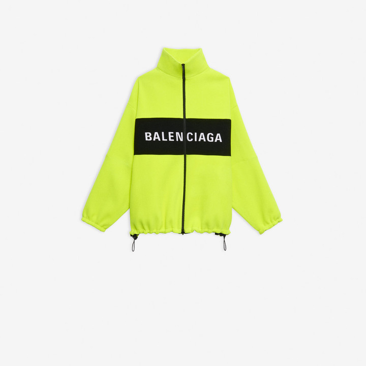 Balenciaga Logo Zipup Jacket ShopStyle