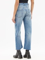 Thumbnail for your product : MM6 MAISON MARGIELA Washed High-rise Boyfriend Jeans - Light Denim