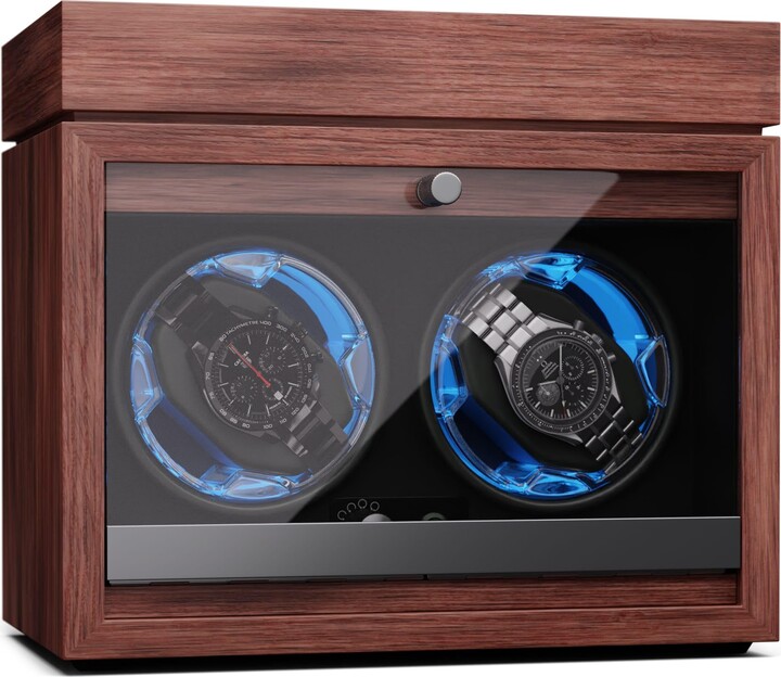 Winders Per Orologi Automatici KLARSTEIN - Vetrina Con 2 Stand Rotanti E Batteria Ricaricabile - Foto 13