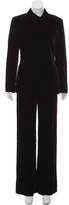 Thumbnail for your product : Valentino Velvet Wide-Leg Pant Suit