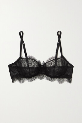 I.D. Sarrieri La Nights Chantilly Lace And Stretch-tulle Underwired Balconette Bra