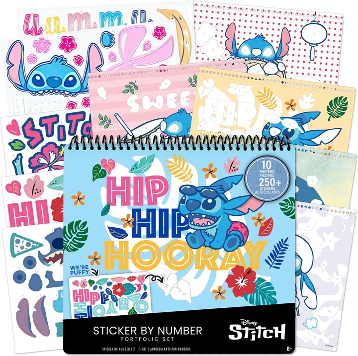 Fashion Angels Disney Stitch Sticker By Number Set 250+ Stickers