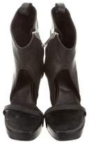 Thumbnail for your product : Camilla Skovgaard Peep-Toe Wedge Booties