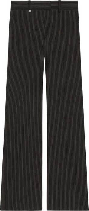 Courreges Tailored Pinstripes Baggy Pants