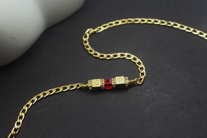 Etsy Two Initials Birthstone Necklace.2 Initial Monogram Necklace, Lover Necklace, Personalized Jewelry, Gift For Couples