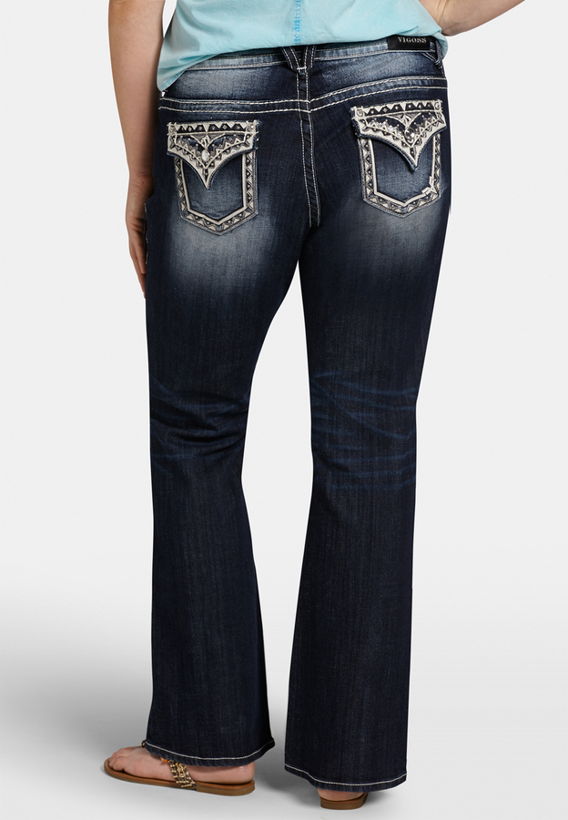 Maurices Vigoss ® Plus Size Dark Wash Bootcut Jeans - ShopStyle