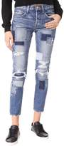 Thumbnail for your product : Moussy MV Laurel Patched Tapered Jean