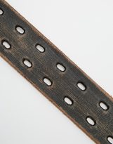 Thumbnail for your product : ASOS Leather Jeans Belt with Perforation