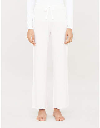 The White Company Graphic-print cotton pyjama bottoms