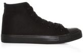 Thumbnail for your product : New Look Black Lace Up Hi-Tops
