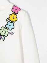Thumbnail for your product : Stella McCartney Kids Floral Neck Sweatshirt