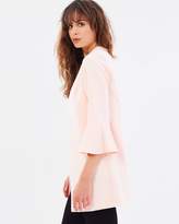 Thumbnail for your product : Dorothy Perkins Flute Sleeve Collarless Jacket