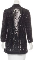 Thumbnail for your product : Tory Burch Sequin-Embellished Long Sleeve Tunic