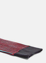 Thumbnail for your product : Issey Miyake Auroral Striped Rib Socks in Green, Black and Burgundy