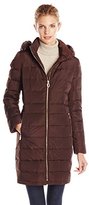 Thumbnail for your product : Ivanka Trump Women's Down Coat with Faux Fur Trim Hood