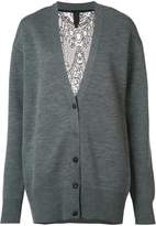 Thumbnail for your product : Vera Wang lace back cardigan
