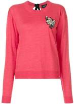 Thumbnail for your product : Rochas embellished sweatshirt
