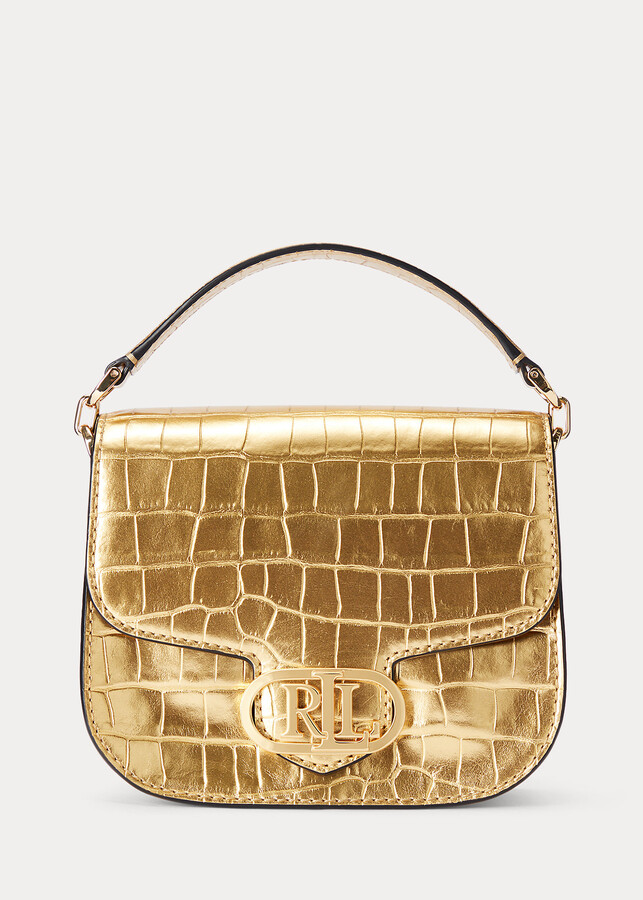 Ralph Lauren Metallic Leather Small Addie Crossbody ShopStyle