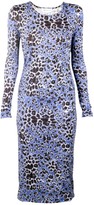 Thumbnail for your product : Derek Lam 10 Crosby Long Sleeve Leopard Dress