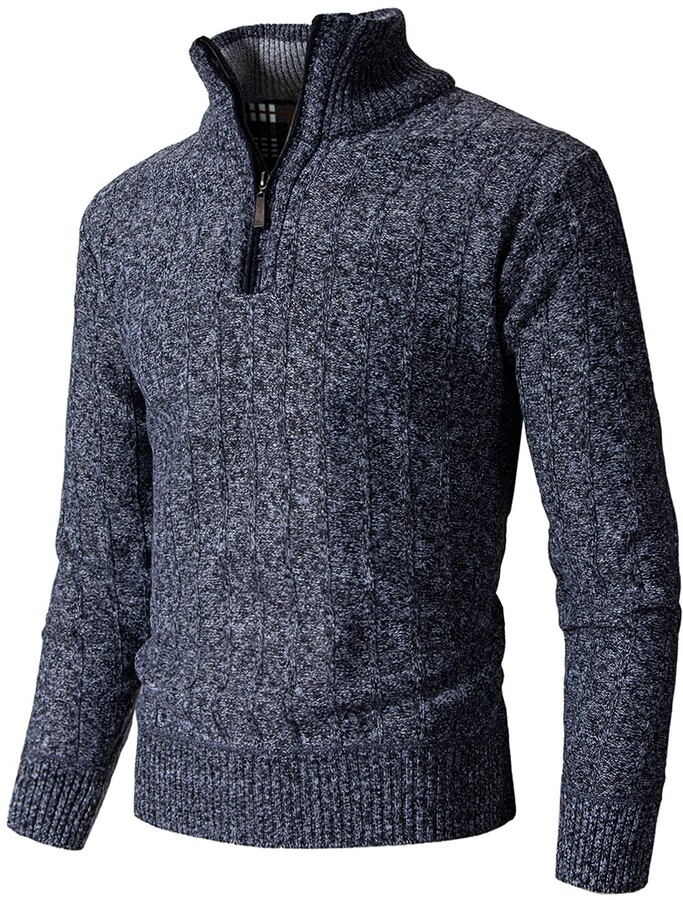Wrangler Authentics Men’s Sweater Fleece Quarter-Zip 