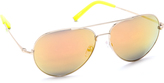Thumbnail for your product : Matthew Williamson Mirrored Aviator Sunglassess