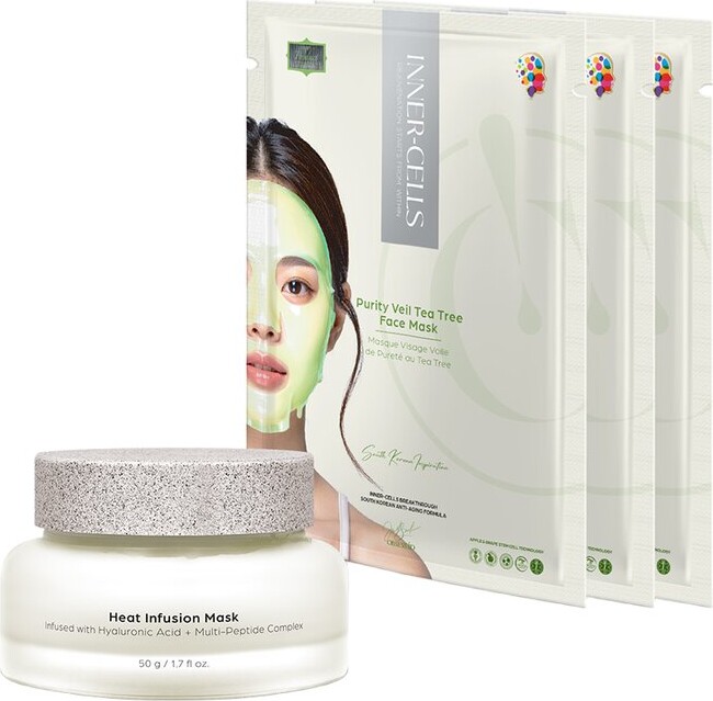 Inner Cells Unisex 1.7Oz Detox & Purity Clarifying Facial-Tea Tree Peptides And Retinol